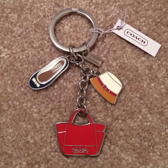 👛🎀Coach super Fashion 4ward Key Ring/charms👛🎀 - Picture 4 of 4