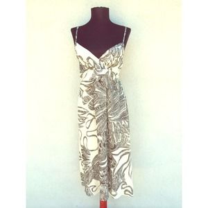 Theory Tribal Print Silk Dress