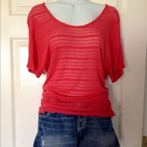 Red-Orange Essentials Top