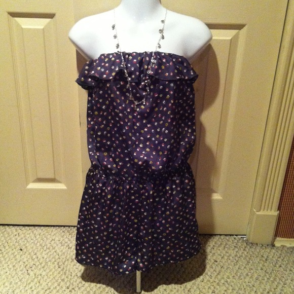 Strapless romper - Picture 3 of 3