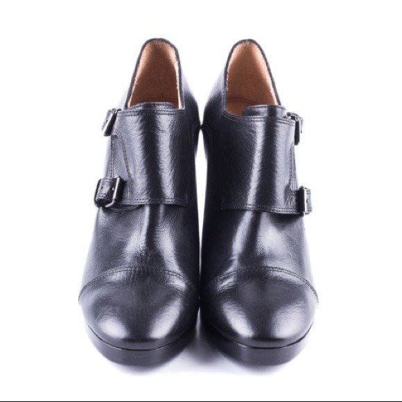 LANVIN Black Monk Strap Booties NEW Sz 40 | FR - Picture 3 of 8