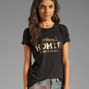Brian Lichtenberg authentic homies shirt with gold