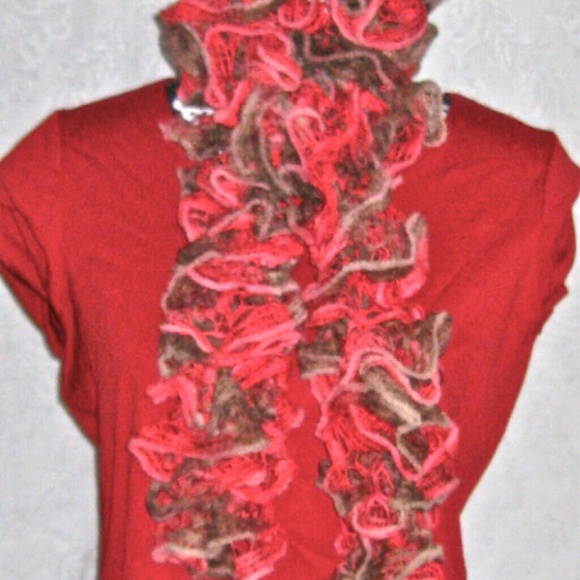 Knit Ruffle Scarf