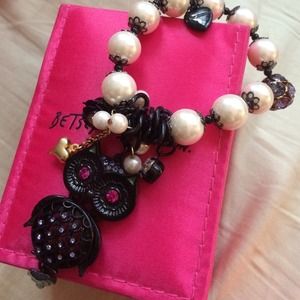 Betsey Johnson owl bracelet