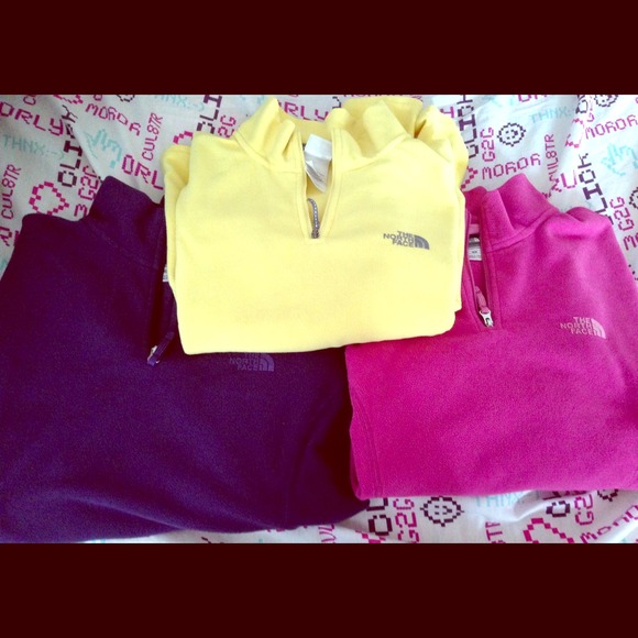 Pink one only!! Women's North Face fleeces .