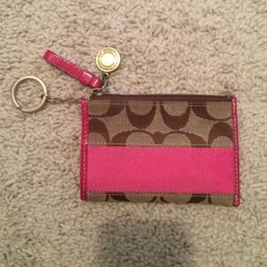 Coach keychain wallet
