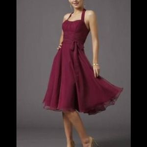 Black Mori Lee bridesmaid dress