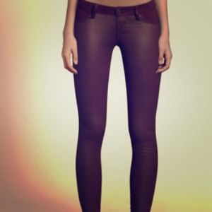 Hollister coated jeggings