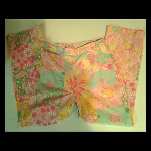 Lilly Pulitzer Cropped Capri Size 0