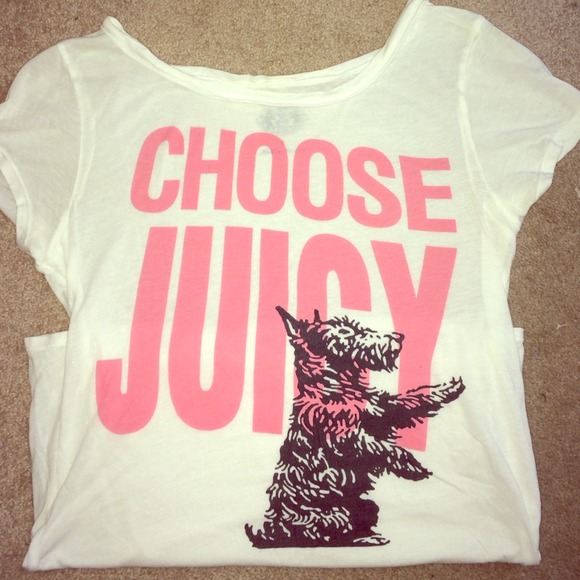 ❌Sold❌100% authentic Juicy couture shirt🚫🚫 - Picture 1 of 2