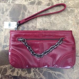 Express Burgundy wristlet