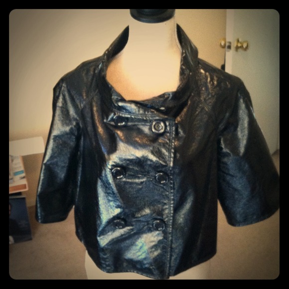 Steve Madden Double Breasted Black Jacket.