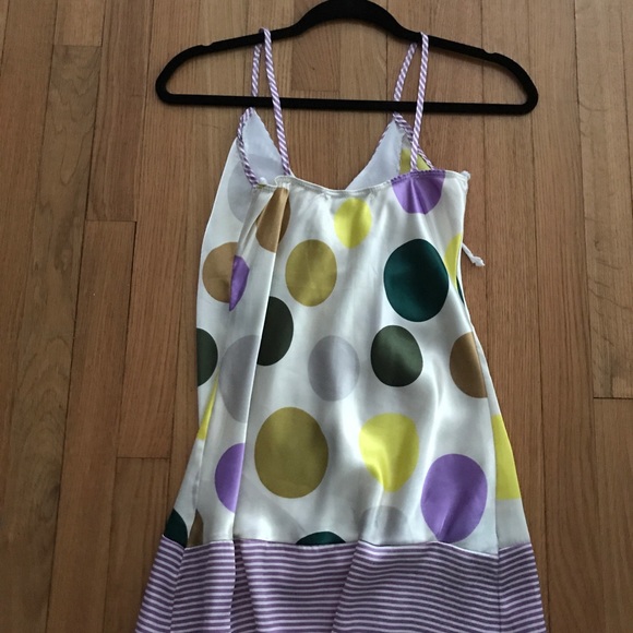 CHARLOTTE RUSSE MULTICOLOR POLKA DOT TANK TOP SZ S - Picture 3 of 3