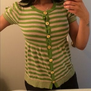 Juicy couture shirt with gold buttons