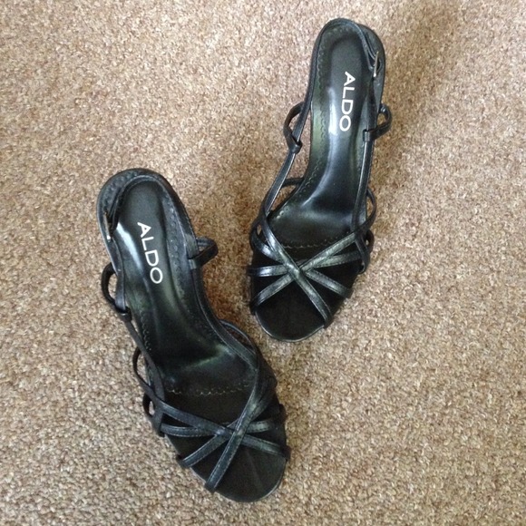 Aldo black platforms