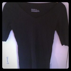 Mossimo black 3/4 sleeve casual tee