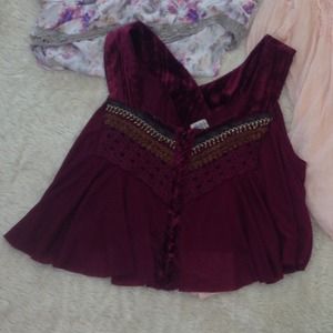 ⬇️REDUCED PRICE⬇️ FREE PEOPLE CROP TOP