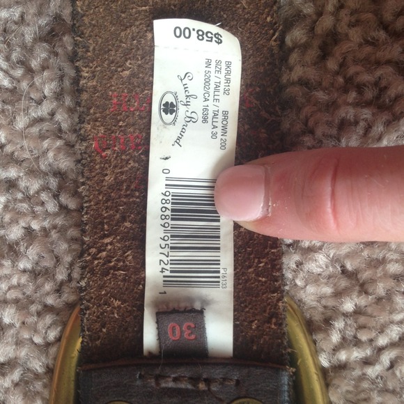 Lucky Brand Leather Belt - Picture 3 of 4