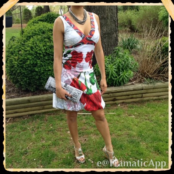 Desigual Dresses & Skirts - 💕HOST PICK💕Desigual Selene Bubble Dress with Tie