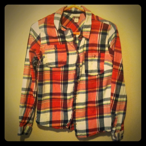 Plaid button up