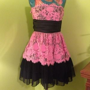 Pink Betsey Johnson party dress