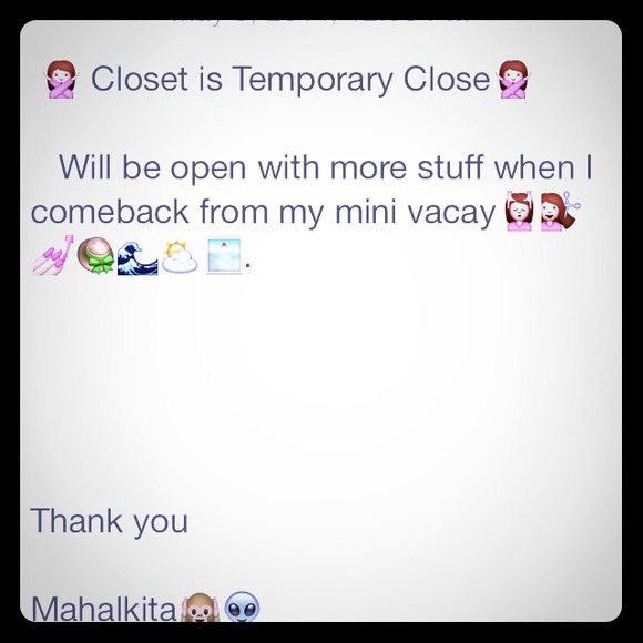 Closet close temporary only