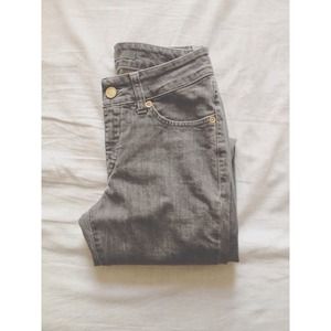 Gray High Waisted Jeans