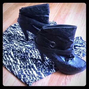 Black booties
