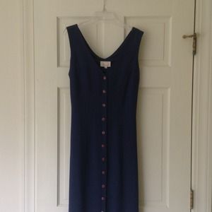 Navy maxi dress