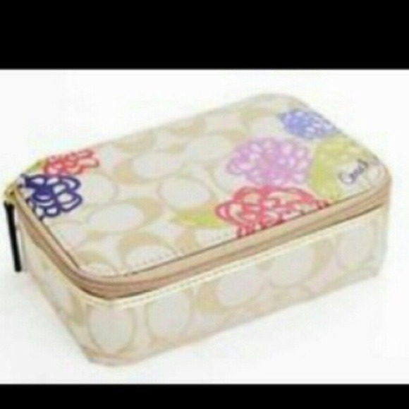 Authentic coach daisy jewelry box.