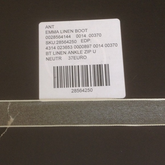 🌻HOLD🌻 Anthropologie Emma Linen Booties - Picture 3 of 4