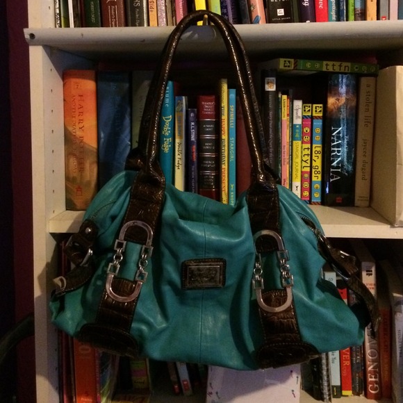 Imitation d&g teal purse