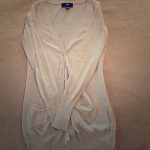 Tan cardigan