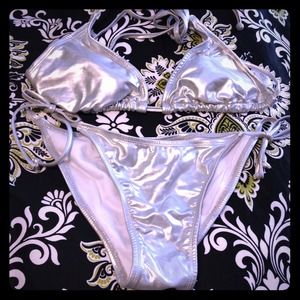 ❌Sold❌ Silver metallic bikini