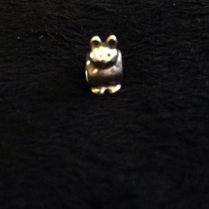 Pandora cat charm. Sterling silver