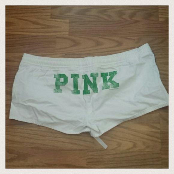 VS pink brand cute white shorts bundle