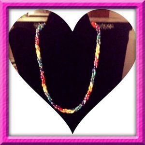 🌋Beautiful Hawaiian multi colored pearl necklace