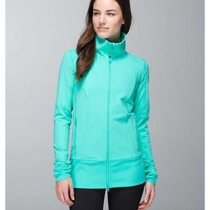 Lululemon nice asana jacket Bali breeze sz10