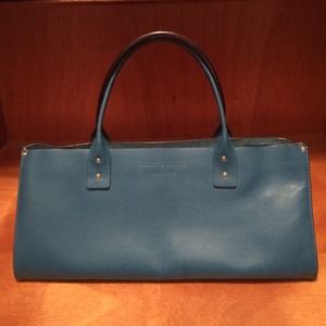 SOLD! Kate Spade Blue Leather Handbag!