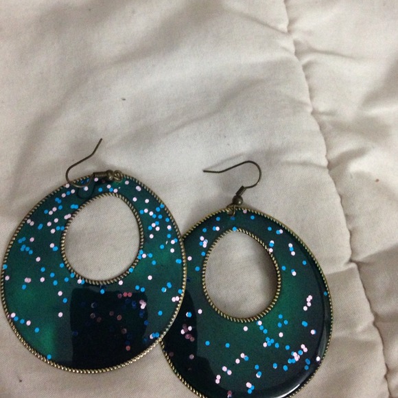 Turquoise earrings - Picture 2 of 3
