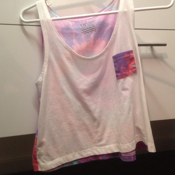 Vans tie dye shirt