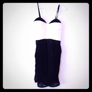 Black &white dress