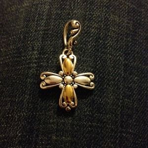 Premier Designs Jewelry - Premier Designs Jewelry 2-Toned Cross Premier Designs Jewelry - Premier Designs Jewelry 2-Toned Cross