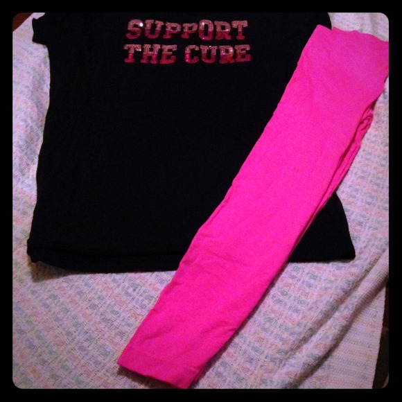 Breast Cancer and purple under shirts