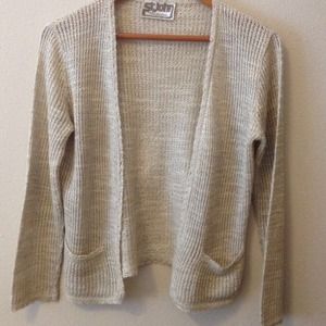 SOLD***St John Boucle Open Front Cardigan