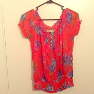 Hollister Floral Shirt