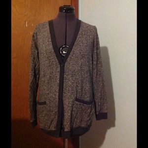 Forever21 Grunge Cardigan {Gray}