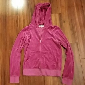 JuicyCouturevelourzipuphoodie