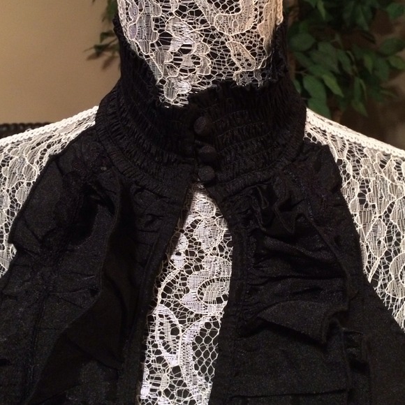 Donating 12/10.  Sexy black top - Picture 2 of 4