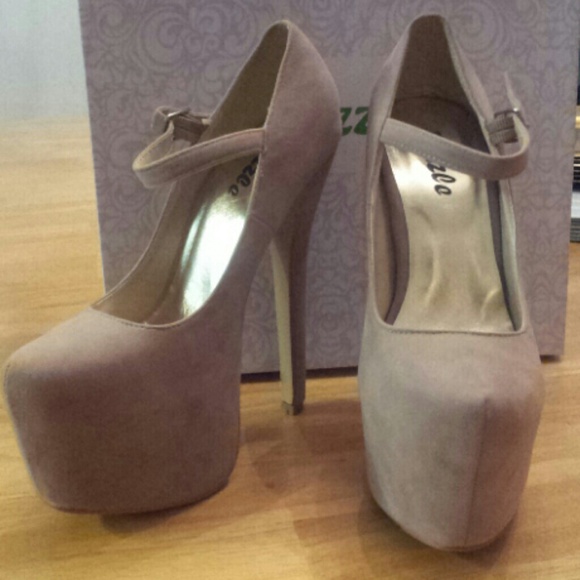 New suede 6" Platform High Heels Shoes